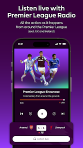 Premier League 应用新闻界面